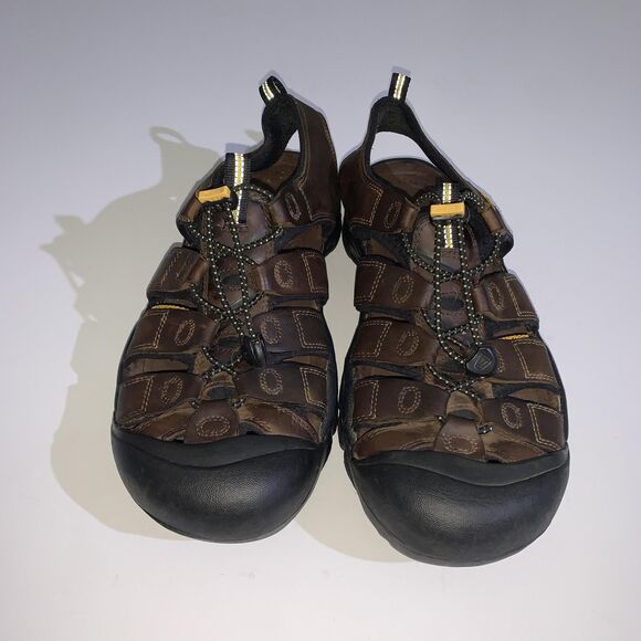 Keen Newport Leather Sandals Mens Size 11.5 Brown Closed Toe Hiking Shoes Trail main image 10